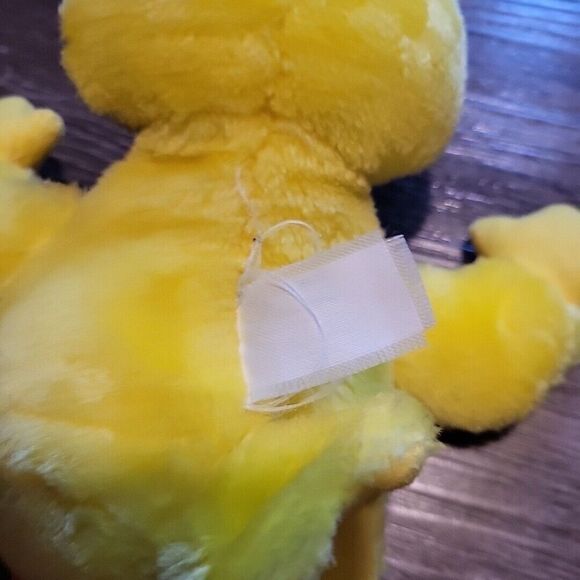 Vintage 1992 10" Sesame Street Baby Big Bird Plush Child Dimension Inc Rare - Picture 7 of 9